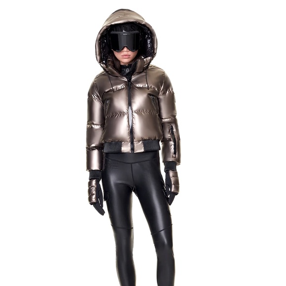 RUDSAK Bomber Ski Jacket in semi-gloss Pewter, Size XS